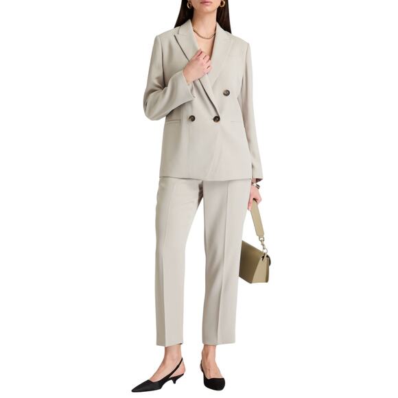 VINCE Crepe Double-Breasted Blazer Size 14 NWT* - Picture 1 of 8